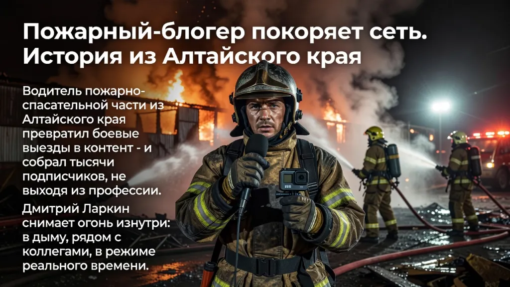 Пожарный-блогер покоряет сеть. История из Алтайского края